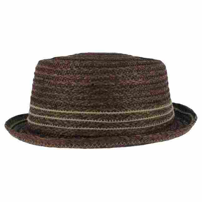 Tear Pork Pie Raffia Hat by Stetson