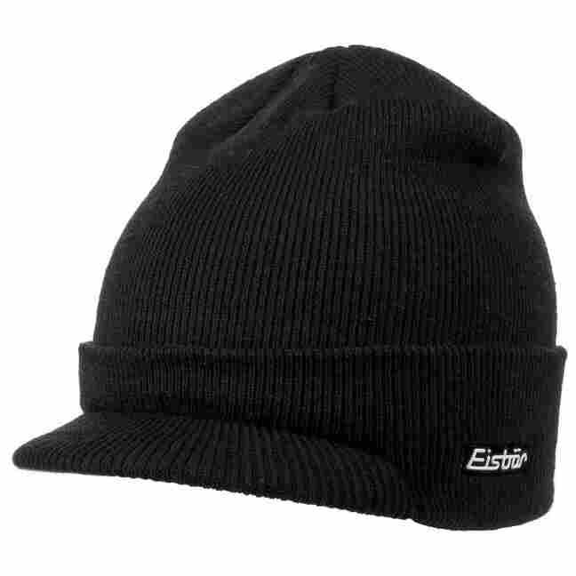 black winter hat