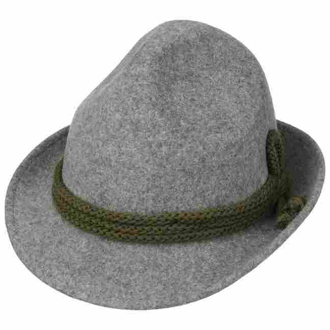 Lipodo Classic Dreispitz Wool Felt Hat Men Made in Italy 