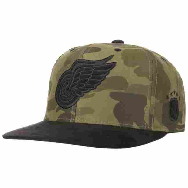 Wood Camo Red Wings Cap by Mitchell 