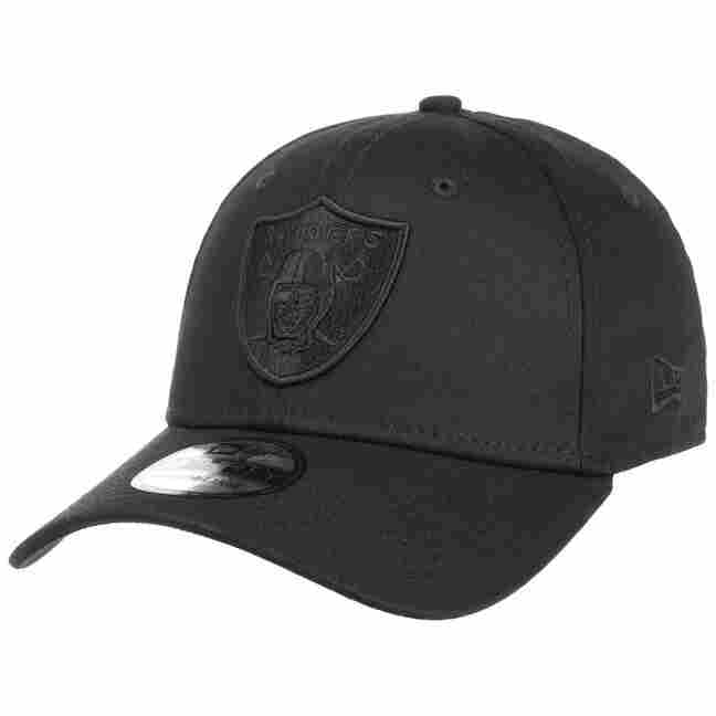 80〜90's RAIDERS newera black cap Vtg Raiders Black 80's/90's Snapback Hat Cap Used New Era