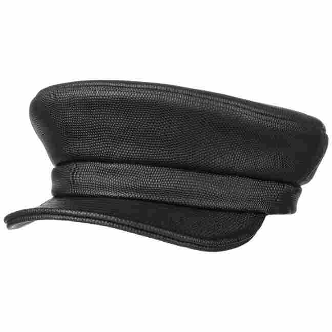brixton leather fiddler cap