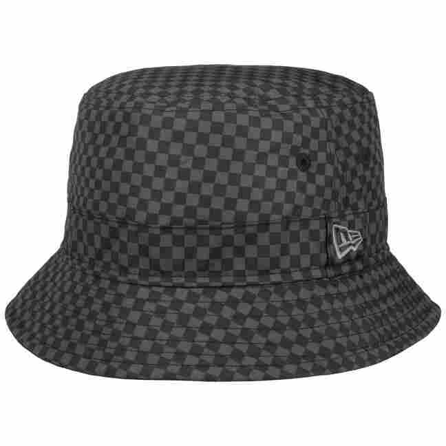 checkerboard bucket hat