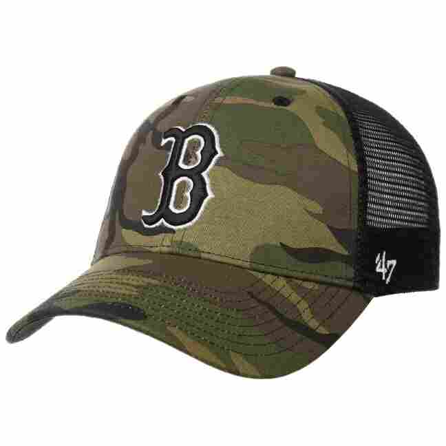 47 Brand Boston Bruins Camo Snapback Cap - Counter Mesh Adjustable Strapback, MVP Collection