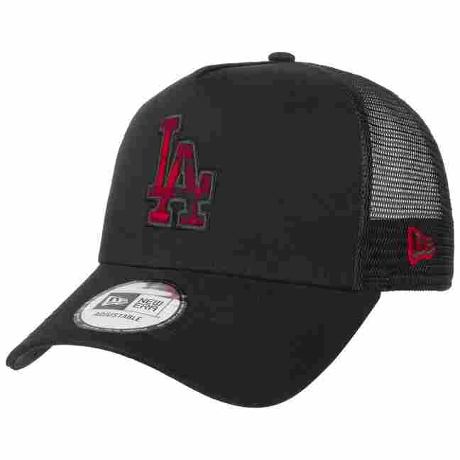Check Infill Dodgers Trucker Cap by New 