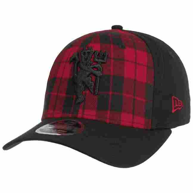 9Fifty Stretch Snap Plaid ManU Cap by 