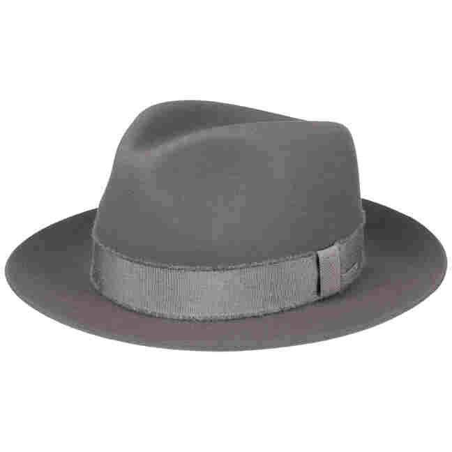 帽子 Stetson Felt Fedora Brown 58cm Stetson TWCRUR-2124, Color: Camel, Size: L (TWCRUR-212410L0