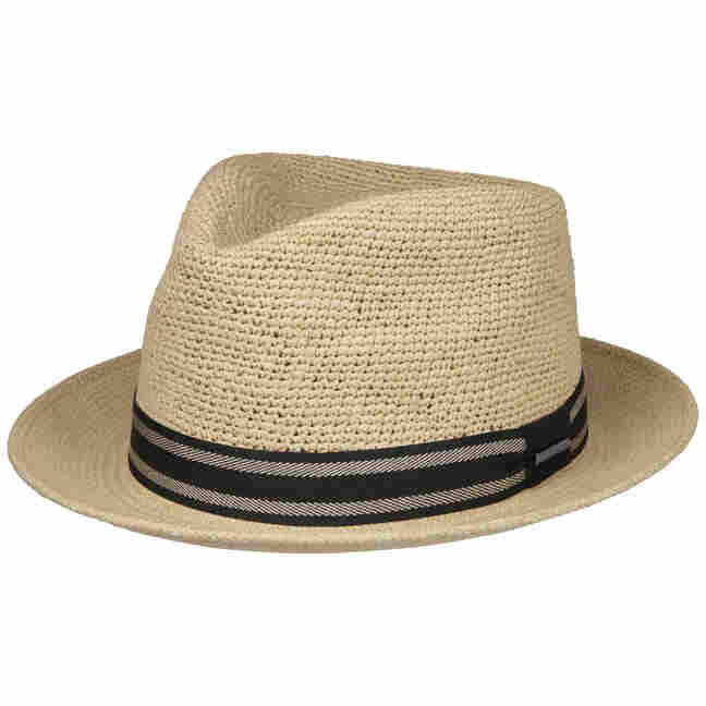 STETSON TIKI PANAMA BORTER HATナチュラル 56cm Crochet Panama Hat by Stetson - 207,95 €