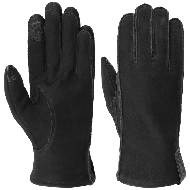 Clamshell Logo Leather Gloves by UGG - 119,95 €